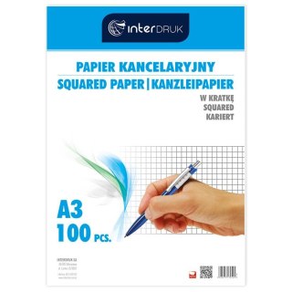 Interdruk Papier kancelaryjny Interdruk A3 krata [mm:] 297x420 (PAKA100)