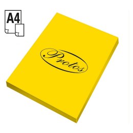 Protos Papier kolorowy A4 żółty 80g Protos