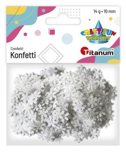 Titanum Konfetti Craft-Fun Series płatki śniegu 10mm Titanum (CR028)