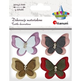 Titanum Ozdoba materiałowa Titanum Craft-Fun Series motyle (BY031)