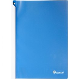 Titanum Skoroszyt PP Titanum z listwą A4 niebieski (SLBL)