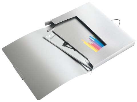 Leitz Teczka z szerokim grzbietem na gumkę Style 30 A4 biały [mm:] 250x330 Leitz (39560004)