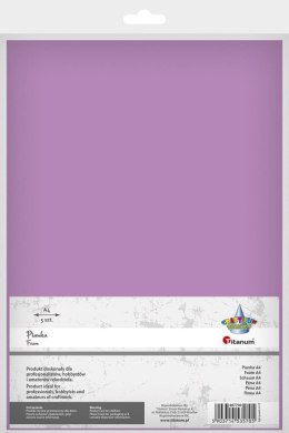 Titanum Arkusz piankowy Titanum Craft-Fun Series pianka dekoracyjna A4 5 szt. kolor: fiolet 5 ark. (6119)
