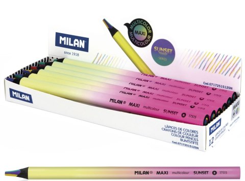 Milan Kredki ołówkowe Milan Sunset Maxi (0717251512SN)