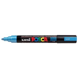 Uni Marker specjalistyczny Uni Posca, niebieski metaliczny 1,8-2,5mm okrągła końcówka (PC-5M metalic)