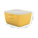 Leitz Pojemnik z szufladami Leitz Cosy żółty 2 szuflad [mm:] 143x275x250 (53570019)
