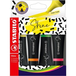 Stabilo Zakreślacz Stabilo SHINE, mix 2,5-5,0mm (76/4)