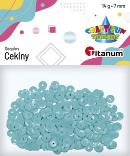 Titanum Cekiny Titanum Craft-Fun Series okrągłe 7mm lazurowy 14g