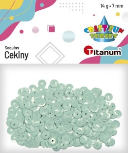 Titanum Cekiny Titanum Craft-Fun Series okrągłe 7mm seledyn 14g