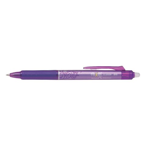 Pilot Pióro kulkowe Pilot Frixion fioletowy Clicer (PIBLRT-FR5-9)