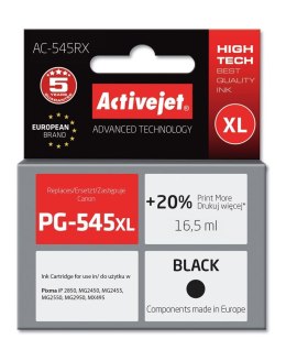 Activejet Tusz (cartridge) alternatywny Activejet Canon PG-545XL - czarny 16,5ml (EXPACJACA0130)
