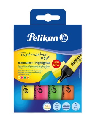 Pelikan Zakreślacz Pelikan 490 814058, 4 kolory 1-5mm (400140874)