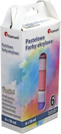 Titanum Farba akrylowa Titanum pastelowe kolor: mix 10ml (04230380)