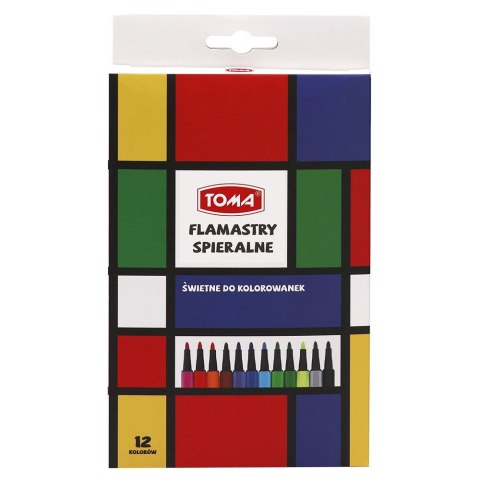 Toma Flamaster Toma 12 kol. (to-590)