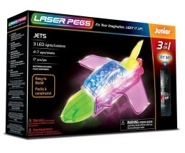 Bemag Klocki plastikowe Bemag Laser Pegs Jets 3w1 (31014)