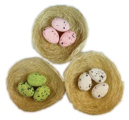 Titanum Ozdoba wielkanocna Titanum Craft-Fun Series Gniazdo z jajeczkami