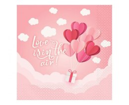Godan Serwetki Love Is In The Air różowy papier [mm:] 330x330 Godan (PG-SLR2)