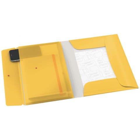 Leitz Teczka plastikowa na gumkę Cosy A4 żółta Leitz (46190019) Leitz Teczka plastikowa na gumkę Cosy A4 żółta Leitz (46190019)