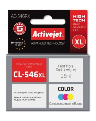 Activejet Tusz (cartridge) alternatywny Activejet Canon PG-546XL mix 15ml (EXPACJACA0140)