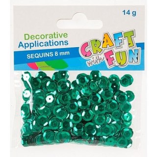 Craft with Fun Cekiny Craft with Fun zielone 14g (383995)