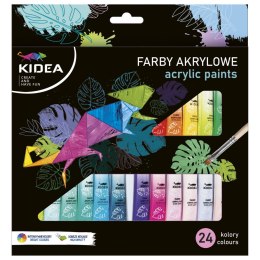 Kidea Farby akwarelowe Kidea 6ml 24 kolor. (FAA24KA)