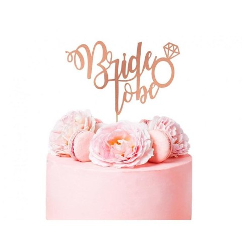 Godan Dekoracja na tort Bride to be, różowo-złota Godan (RV-DBBR)