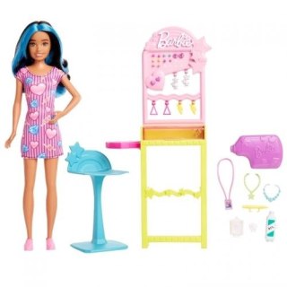 Barbie Lalka Barbie Skipper zestaw przekłuwanie uszu (HKD78)