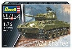 Revell Model do sklejania M24 Chaffee - amerykański czołg lekki z okresu II wojny światowej Revell (03323)