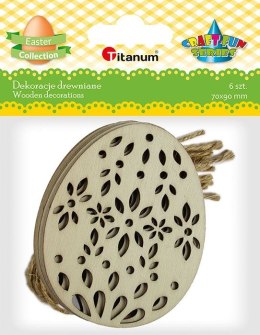 Titanum Ozdoba drewniana Titanum Craft-Fun Series Ażurowe jajka zawieszka (22MTL1006)