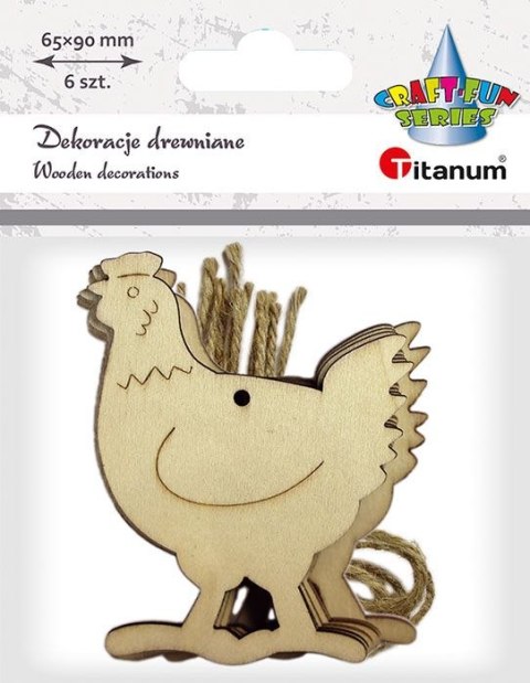 Titanum Ozdoba drewniana Titanum Craft-Fun Series kury (22MTL1007)