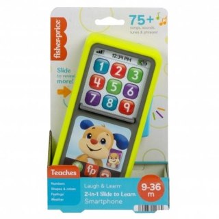 Fisher Price Telefon zabawkowy Fisher Price smartfonik 2w1 przesuwaj i ucz się (HNL43)