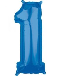 Amscan Balon foliowy Amscan niebieski 1 26cal (3662601)