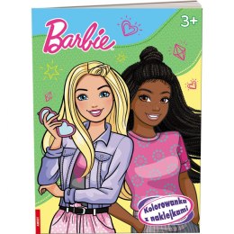 Ameet Książka dla dzieci Barbie Kolorowanka z Naklejkami Ameet