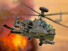 Revell Model do sklejania AH-64 Apache - amerykański śmigłowiec szturmowy Revell (04046)