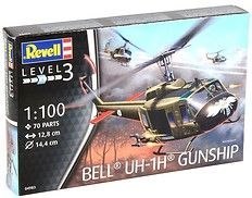 Revell Model do sklejania Bell UH-1H Gunship - amerykański wielozadaniowy śmigłowiec Revell (04983)