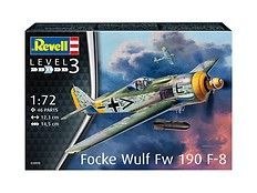 Revell Model do sklejania Focke Wulf Fw190 F-8 - niemiecki samolot myśliwski Revell (03898)