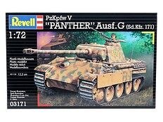 Revell Model do sklejania Panzerkampfwagen V Panther - niemiecki czołg średni z okresu II wojny światowej Revell (03171)