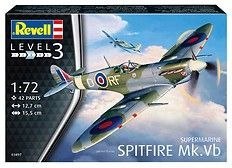 Revell Model do sklejania Supermarine Spitfire Mk.Vb - brytyjski jednomiejscowy samolot myśliwski Revell (03897)