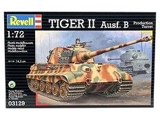 Revell Model do sklejania Tiger II - niemiecki czołg ciężki z okresu II wojny światowej Revell (03129)