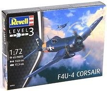 Revell Model do sklejania Vought F4 U Corsair - amerykański samolot myśliwski Revell (03955)