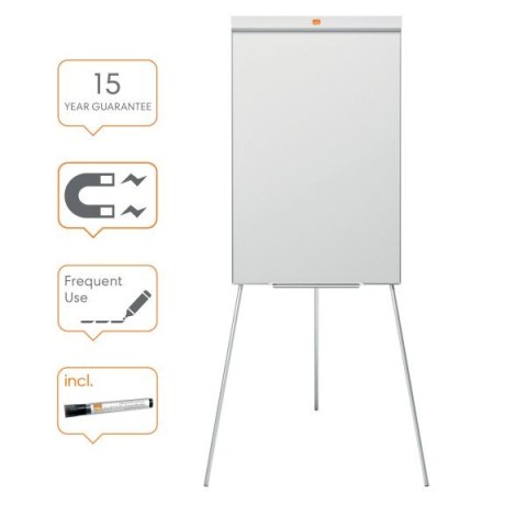 Nobo Tablica flipchart Nobo Classic Steel na trójnogu [mm:] 1000x675 (1901916)