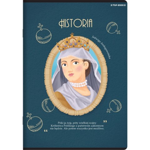 Top 2000 Zeszyt Top 2000 historia mix A5 60k. 70g krata (400168916)