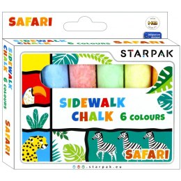 Starpak Kreda Starpak Safari Safari kolor: mix 6 szt (494004)