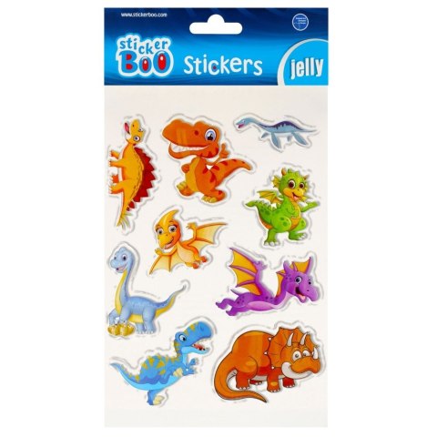 Stickerboo Naklejka (nalepka) Stickerboo S-Boo Jelly Dino (493721)