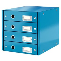 Leitz Pojemnik z szufladami Leitz Click & Store niebieski 4 szuflad [mm:] 286x282x358 (60490036)