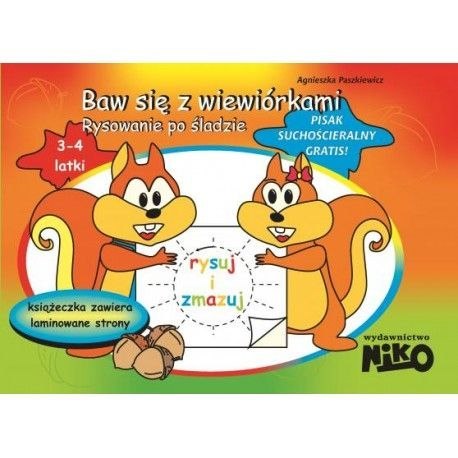 Niko Książeczka edukacyjna Niko Baw się z wiewiórkami.