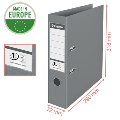 Esselte Segregator dźwigniowy Esselte No.1 Colour Breeze A4 75mm zielony (626505)