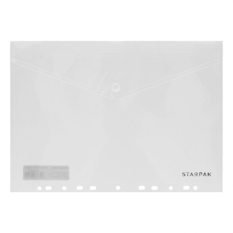 Starpak Teczka plastikowa na zatrzask A4 przezroczysty Starpak (449985)