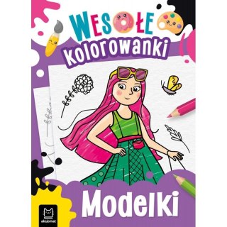 Aksjomat Książeczka edukacyjna Aksjomat Modelki. Wesołe kolorowanki 4+