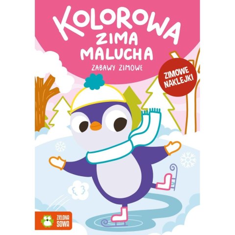 Zielona Sowa Książeczka edukacyjna Zielona Sowa Kolorowa zima malucha. Zabawy zimowe